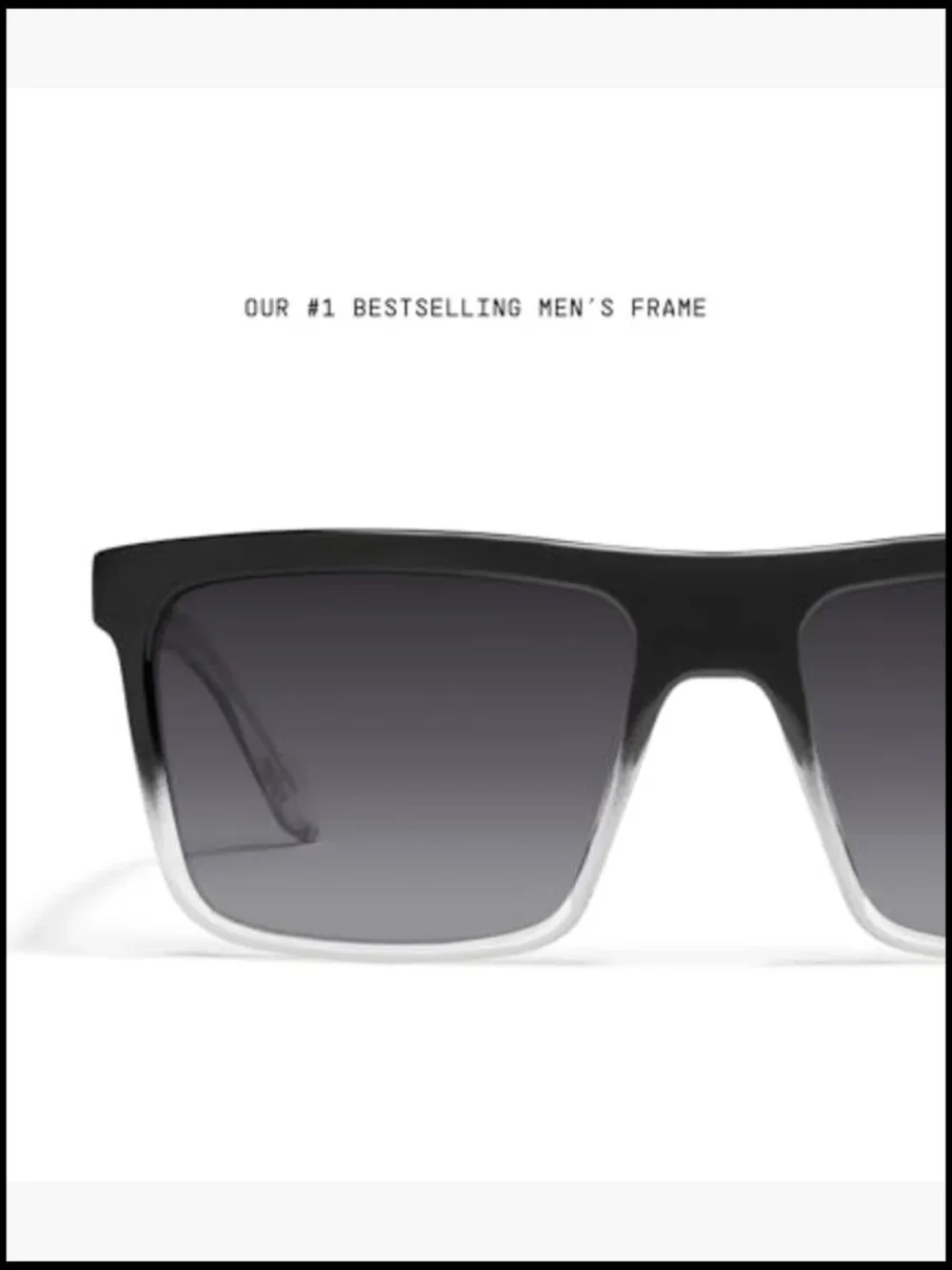 Men's Oversized Square Sunglasses with UV Protected Polarized Lenses